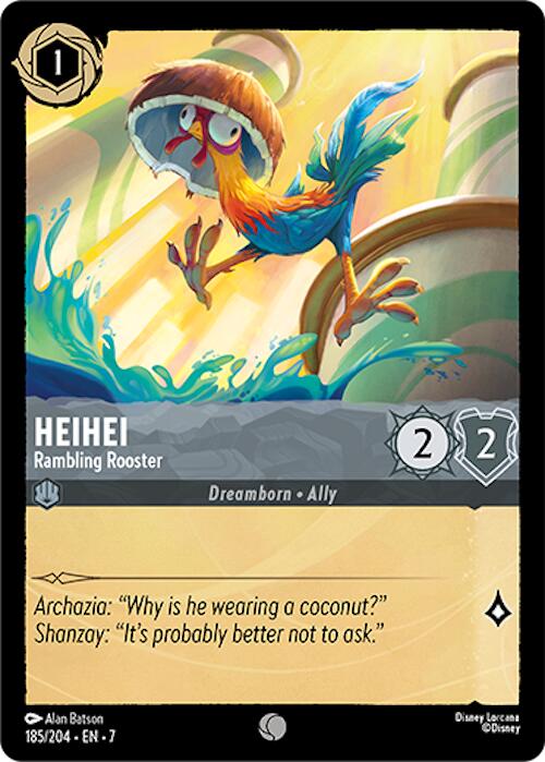 Heihei - Rambling Rooster (185/204) [Archazia's Island] | Deep Dive Games St. Marys