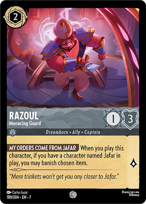Razoul - Menacing Guard (189/204) [Archazia's Island] | Deep Dive Games St. Marys