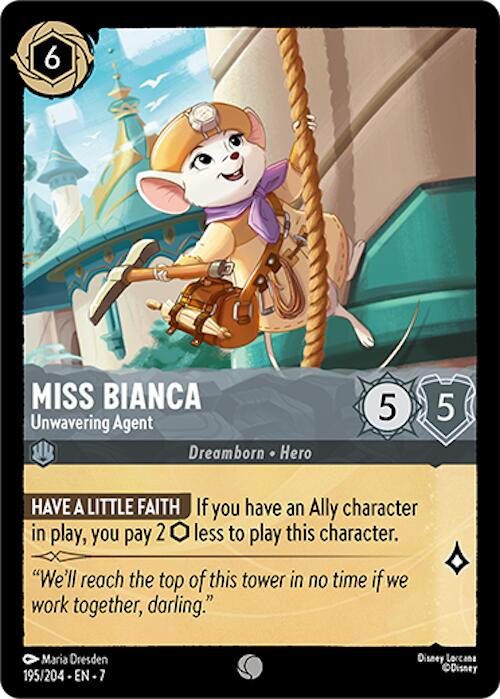 Miss Bianca - Unwavering Agent (195/204) [Archazia's Island] | Deep Dive Games St. Marys