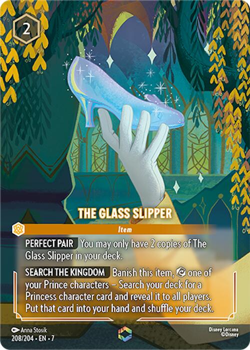 The Glass Slipper (Enchanted) (208/204) [Archazia's Island] | Deep Dive Games St. Marys