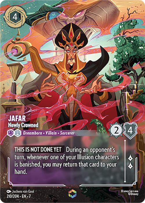 Jafar - Newly Crowned (Enchanted) (210/204) [Archazia's Island] | Deep Dive Games St. Marys