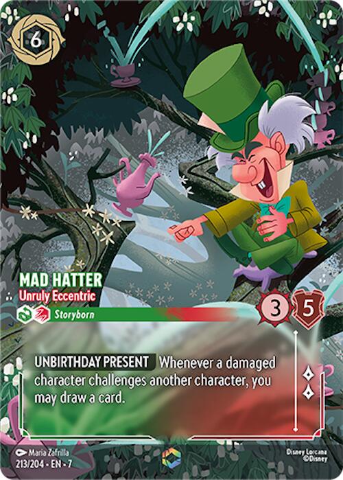 Mad Hatter - Unruly Eccentric (Enchanted) (213/204) [Archazia's Island] | Deep Dive Games St. Marys