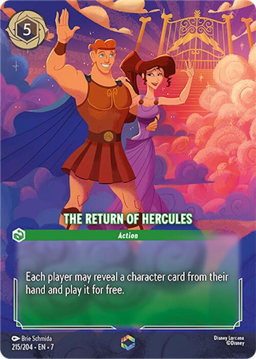 The Return of Hercules (Enchanted) (215/204) [Archazia's Island] | Deep Dive Games St. Marys