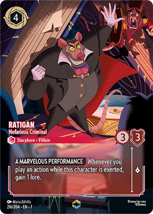 Ratigan - Nefarious Criminal (Enchanted) (216/204) [Archazia's Island] | Deep Dive Games St. Marys