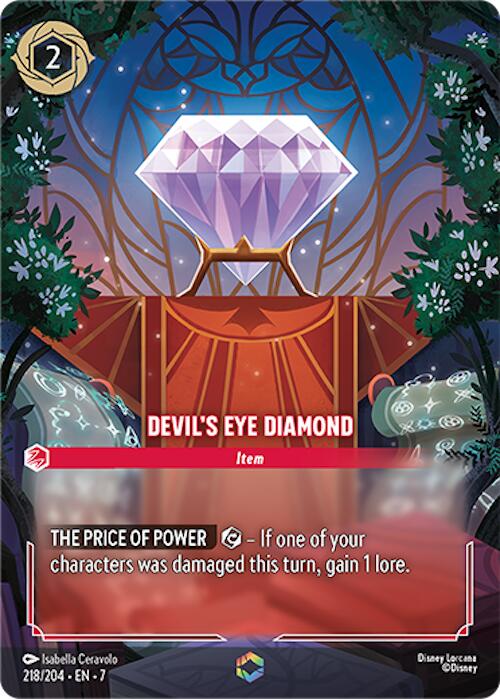 Devil's Eye Diamond (Enchanted) (218/204) [Archazia's Island] | Deep Dive Games St. Marys