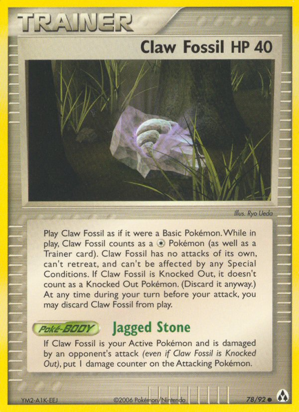 Claw Fossil (78/92) [EX: Legend Maker] | Deep Dive Games St. Marys