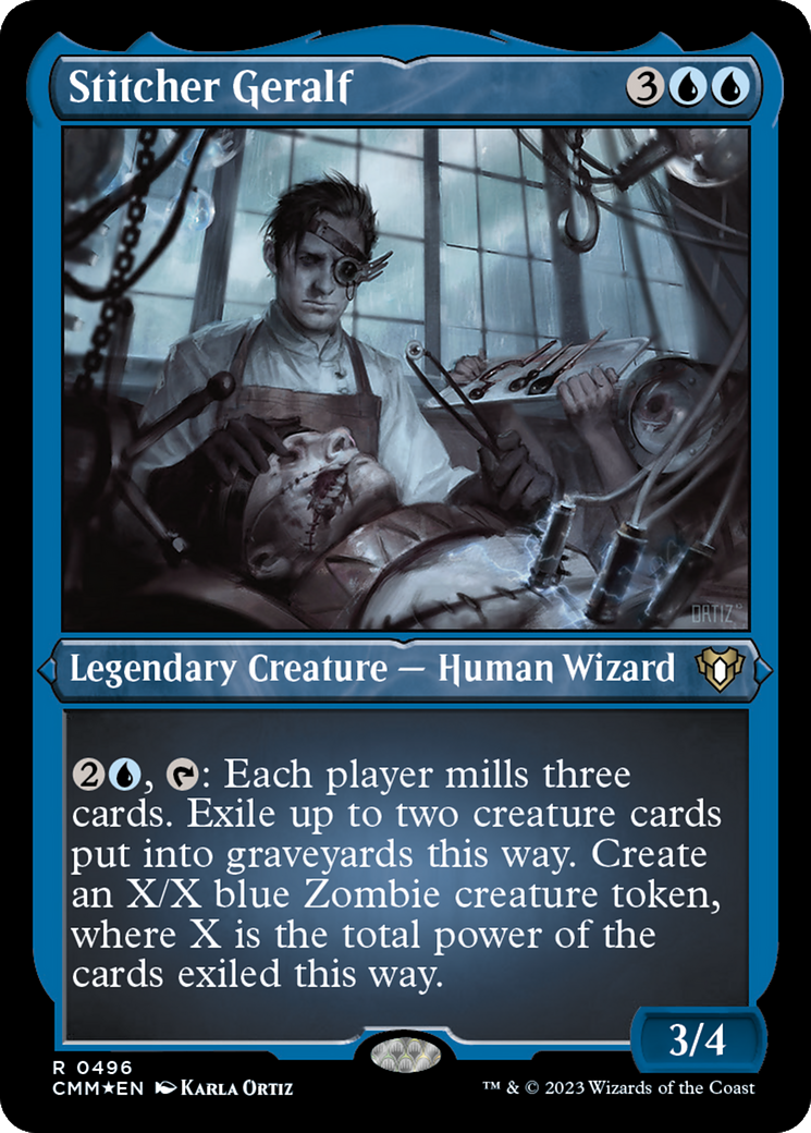 Stitcher Geralf (Foil Etched) [Commander Masters] | Deep Dive Games St. Marys
