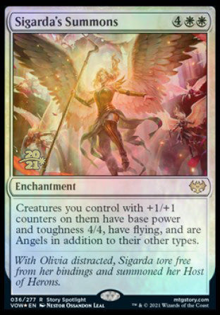 Sigarda's Summons [Innistrad: Crimson Vow Prerelease Promos] | Deep Dive Games St. Marys