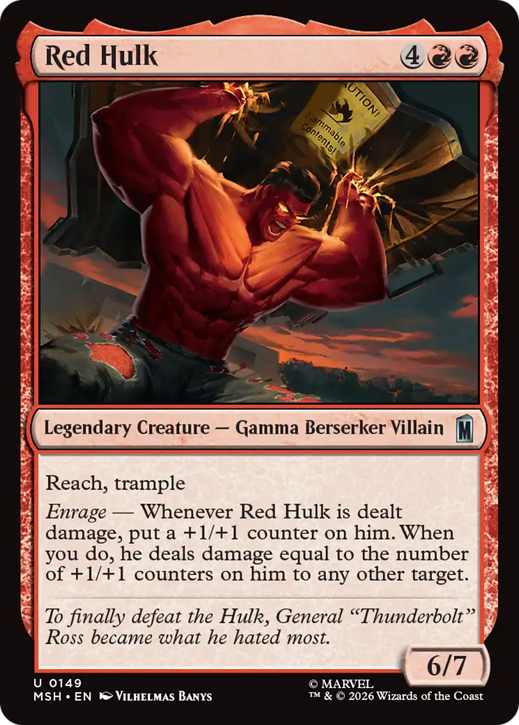 Red Hulk [Marvel Super Heroes] | Deep Dive Games St. Marys