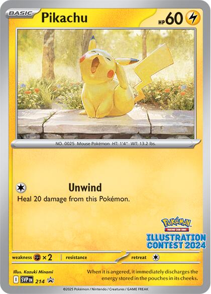 Pikachu (214) [Scarlet & Violet: Black Star Promos] | Deep Dive Games St. Marys