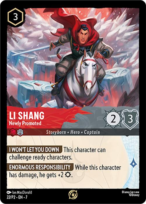 Li Shang - Newly Promoted (22) [Promo Cards] | Deep Dive Games St. Marys