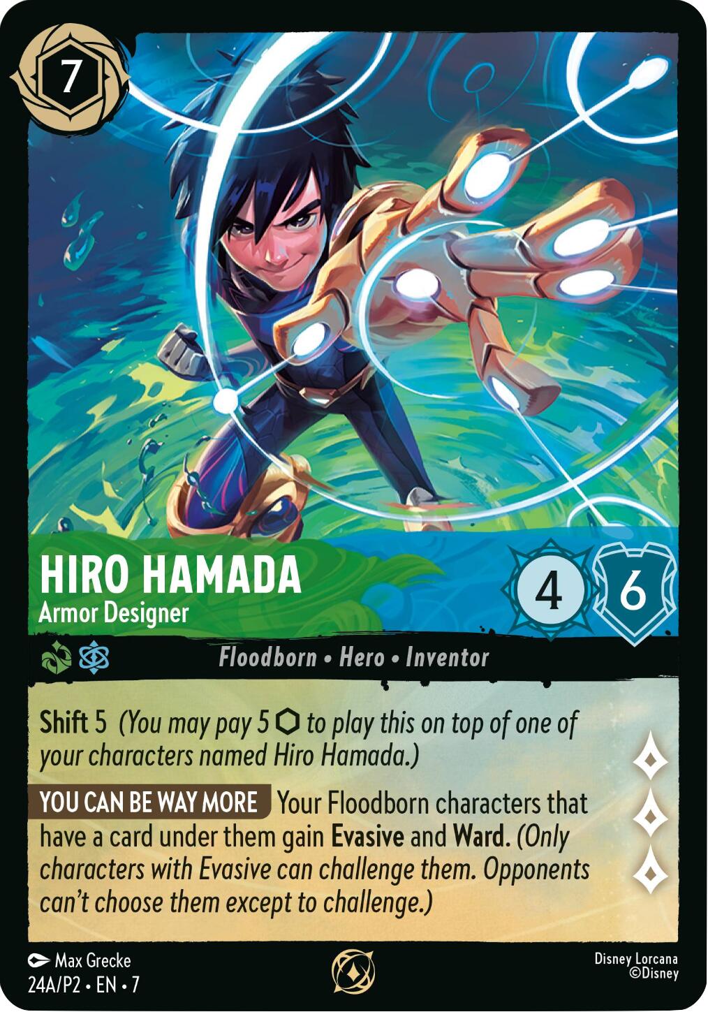Hiro Hamada - Armor Designer (Store Championship) (Participant) (24) [Promo Cards] | Deep Dive Games St. Marys