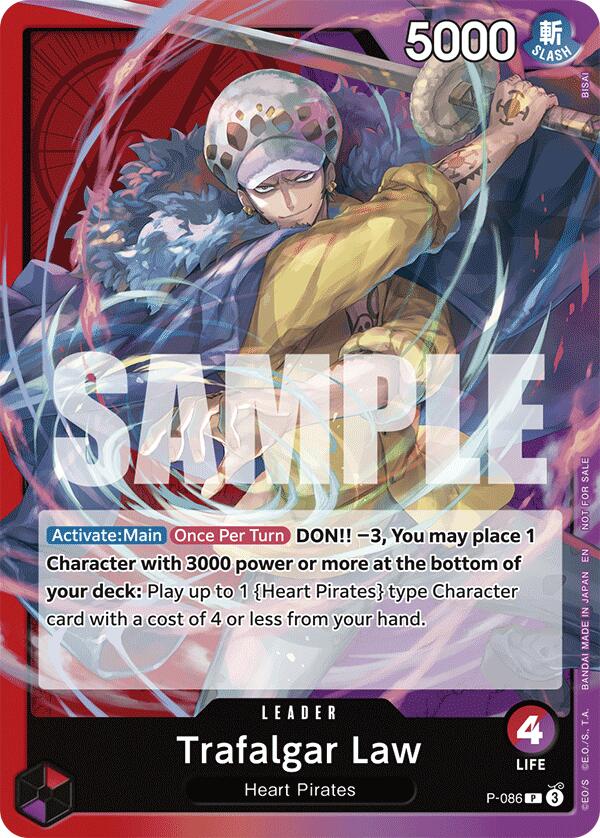 Trafalgar Law (OP10 Release Event) [One Piece Promotion Cards] | Deep Dive Games St. Marys