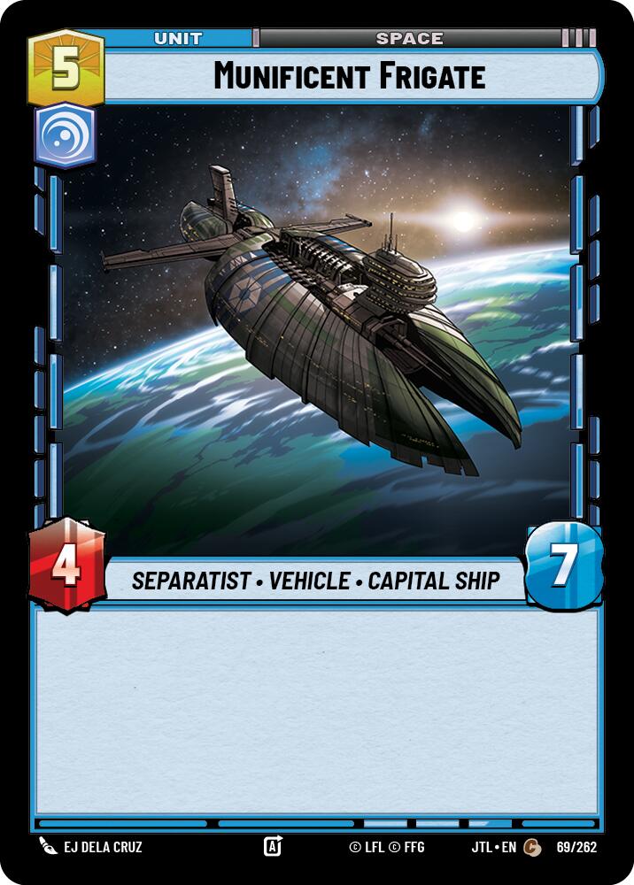 Munificent Frigate (069/262) (069/262) [Jump to Lightspeed] | Deep Dive Games St. Marys