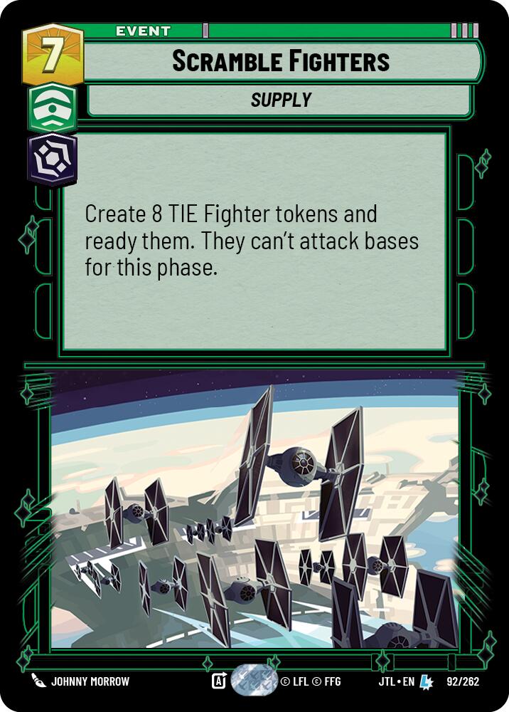 Scramble Fighters (092/262) (092/262) [Jump to Lightspeed] | Deep Dive Games St. Marys