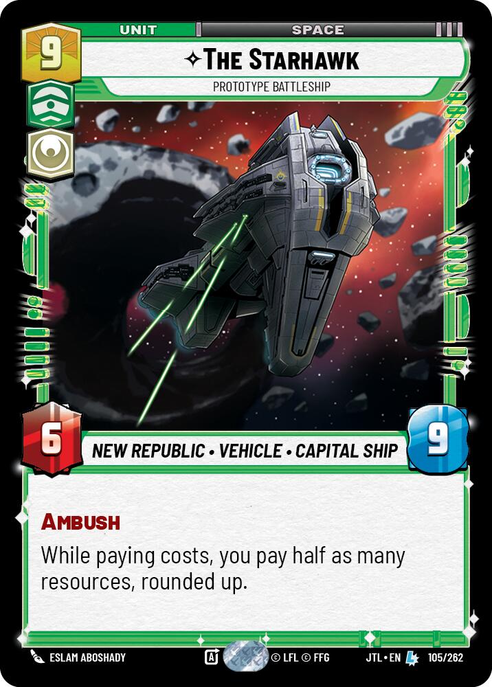 The Starhawk - Prototype Battleship (105/262) (105/262) [Jump to Lightspeed] | Deep Dive Games St. Marys