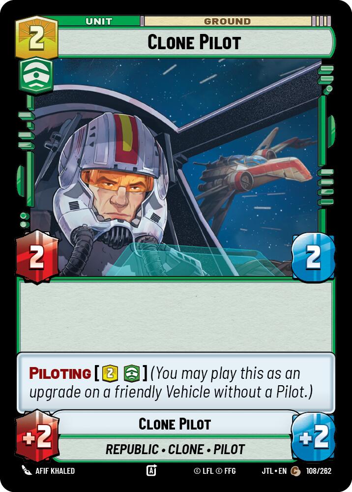 Clone Pilot (108/262) (108/262) [Jump to Lightspeed] | Deep Dive Games St. Marys