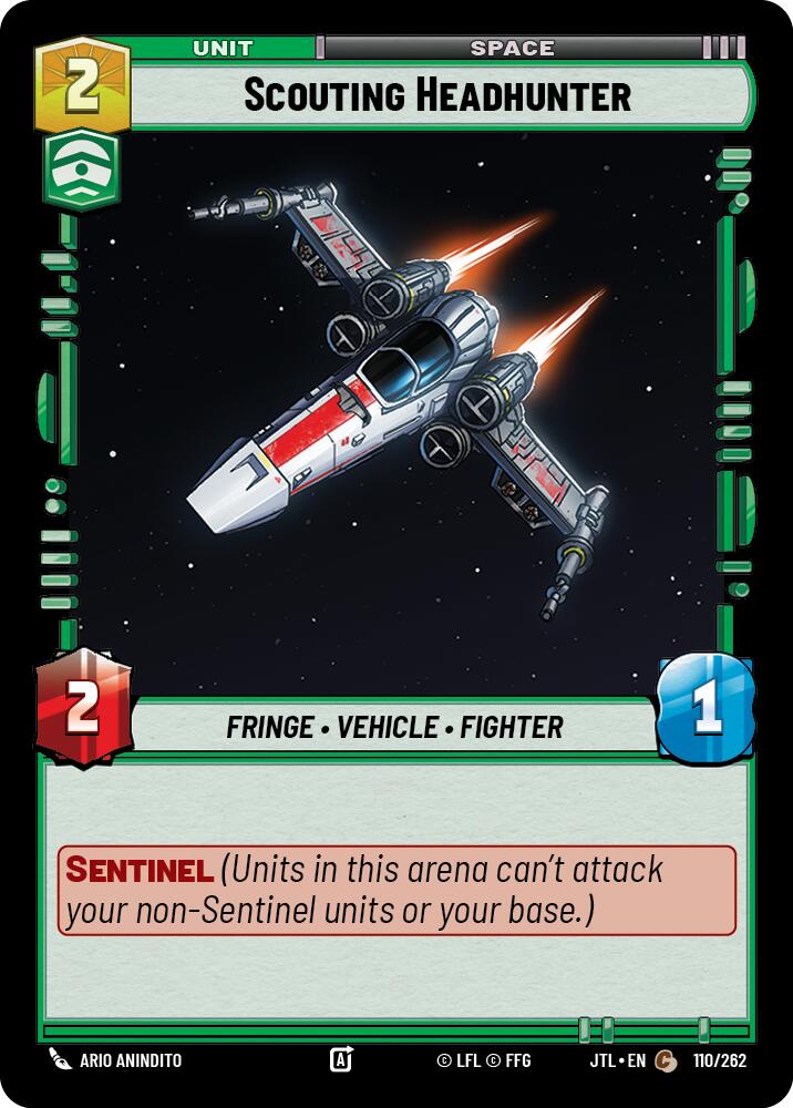 Scouting Headhunter (110/262) (110/262) [Jump to Lightspeed] | Deep Dive Games St. Marys