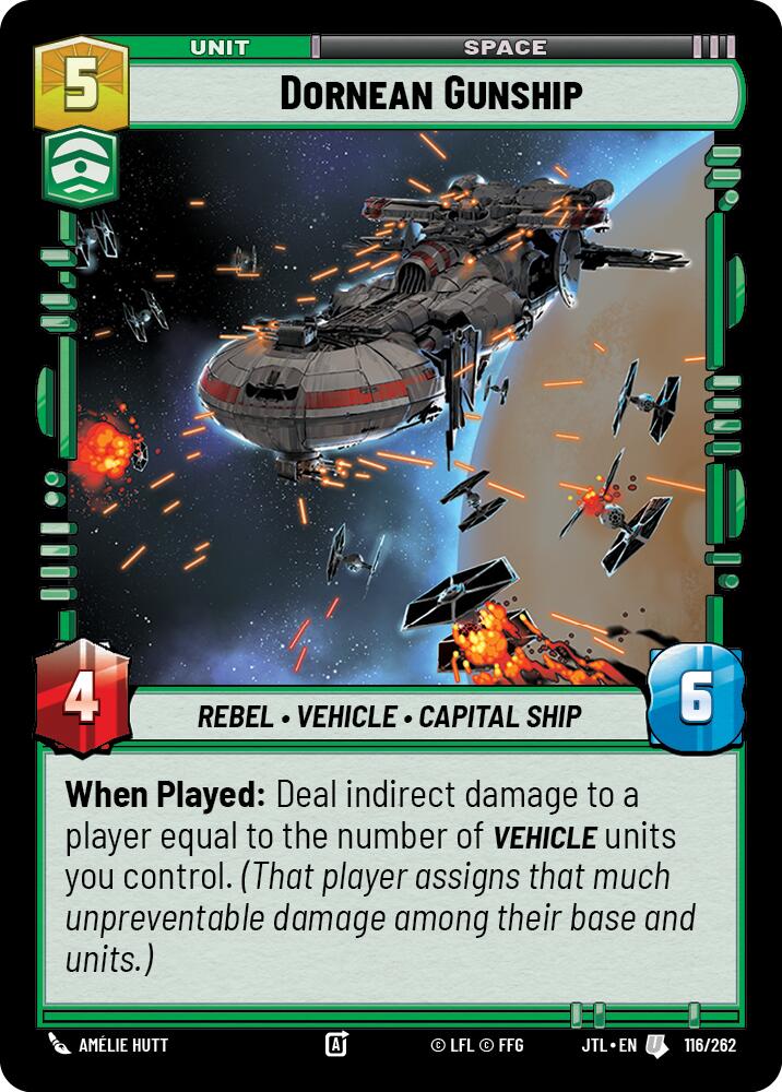 Dornean Gunship (116/262) (116/262) [Jump to Lightspeed] | Deep Dive Games St. Marys