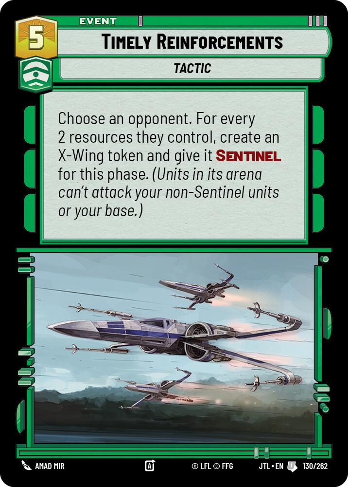 Timely Reinforcements (130/262) (130/262) [Jump to Lightspeed] | Deep Dive Games St. Marys