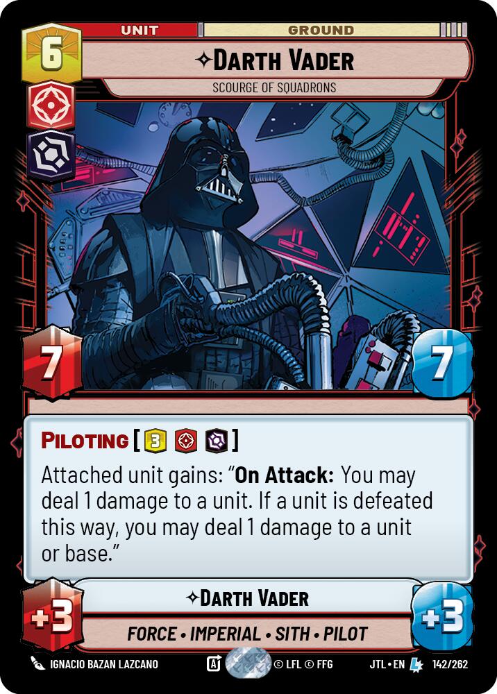 Darth Vader - Scourge of Squadrons (142/262) (142/262) [Jump to Lightspeed] | Deep Dive Games St. Marys