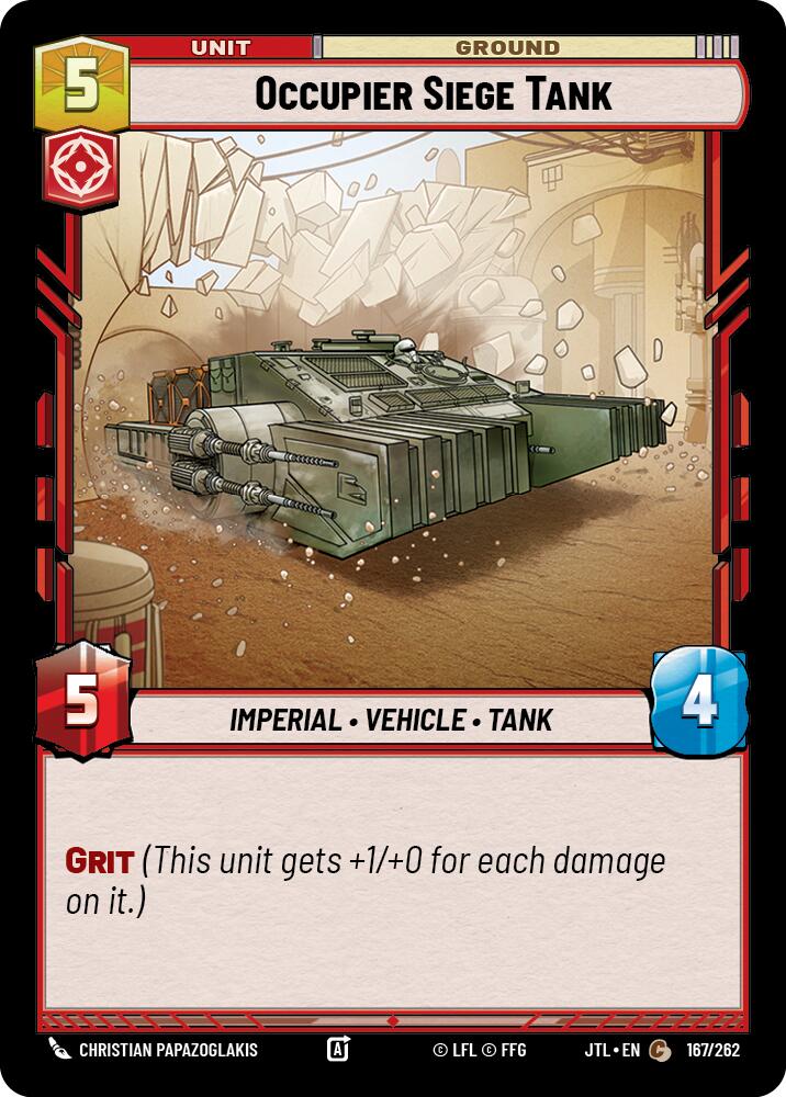 Occupier Siege Tank (167/262) (167/262) [Jump to Lightspeed] | Deep Dive Games St. Marys