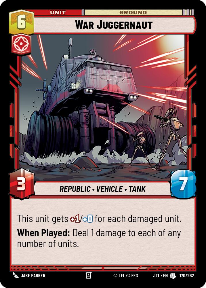 War Juggernaut (170/262) (170/262) [Jump to Lightspeed] | Deep Dive Games St. Marys