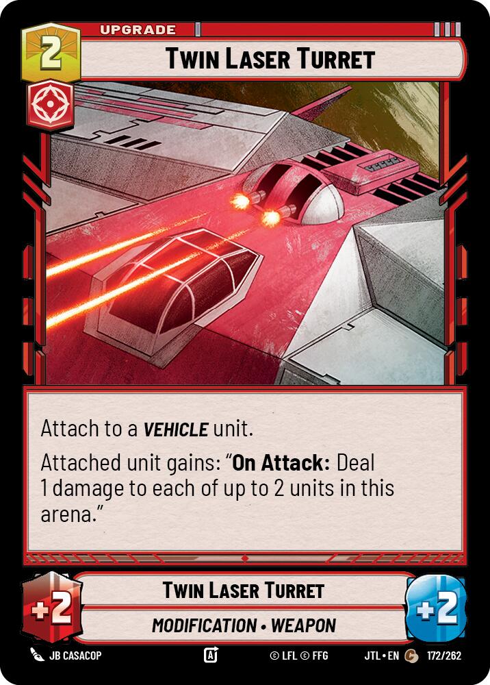 Twin Laser Turret (172/262) (172/262) [Jump to Lightspeed] | Deep Dive Games St. Marys