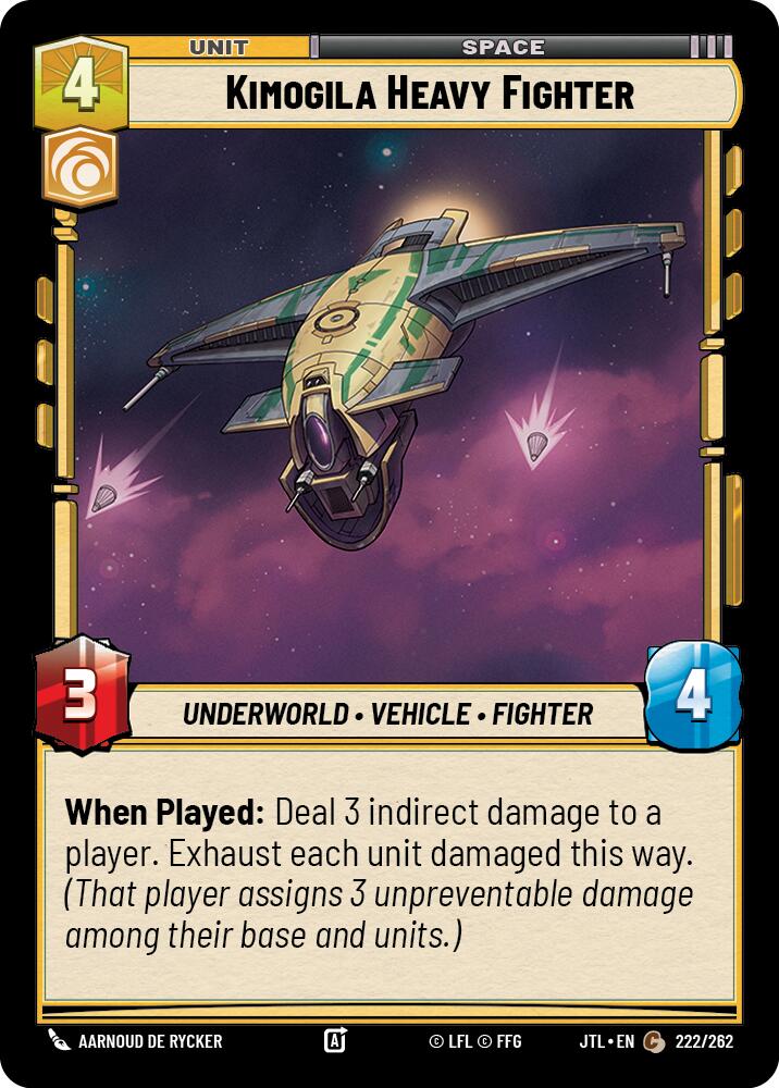 Kimogila Heavy Fighter (222/262) (222/262) [Jump to Lightspeed] | Deep Dive Games St. Marys