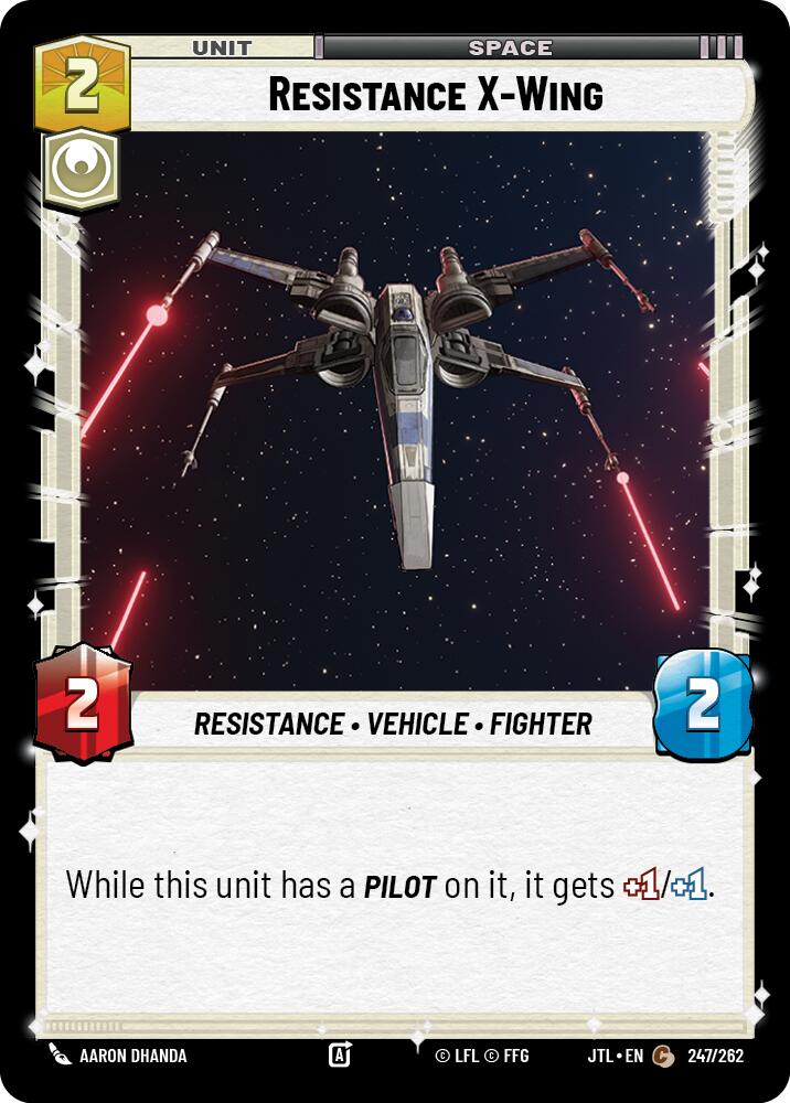 Resistance X-Wing (247/262) (247/262) [Jump to Lightspeed] | Deep Dive Games St. Marys