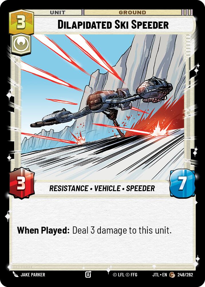 Dilapidated Ski Speeder (248/262) (248/262) [Jump to Lightspeed] | Deep Dive Games St. Marys