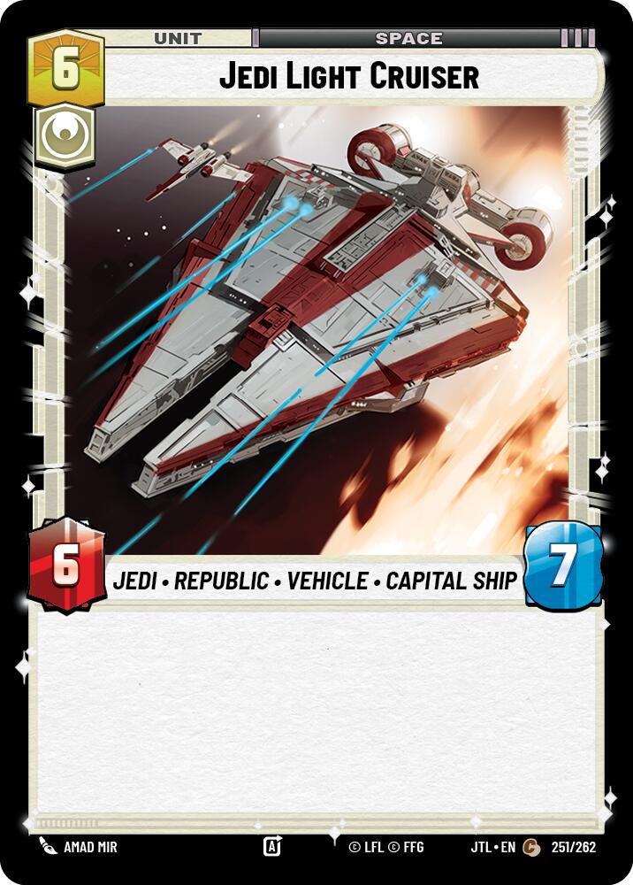 Jedi Light Cruiser (251/262) (251/262) [Jump to Lightspeed] | Deep Dive Games St. Marys