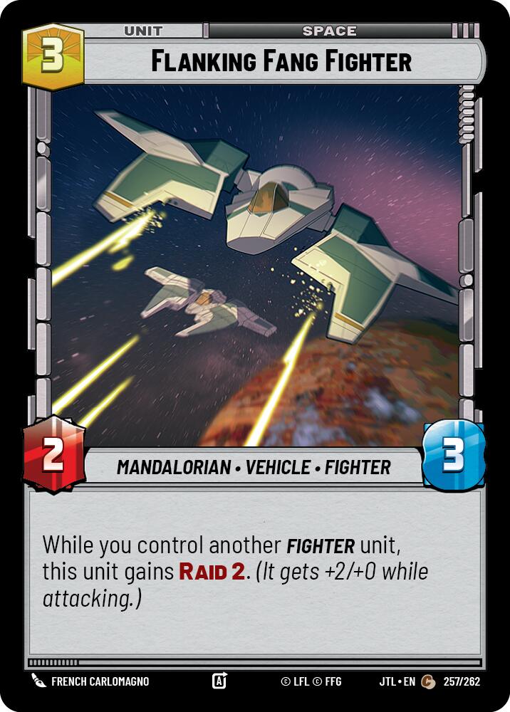 Flanking Fang Fighter (257/262) (257/262) [Jump to Lightspeed] | Deep Dive Games St. Marys