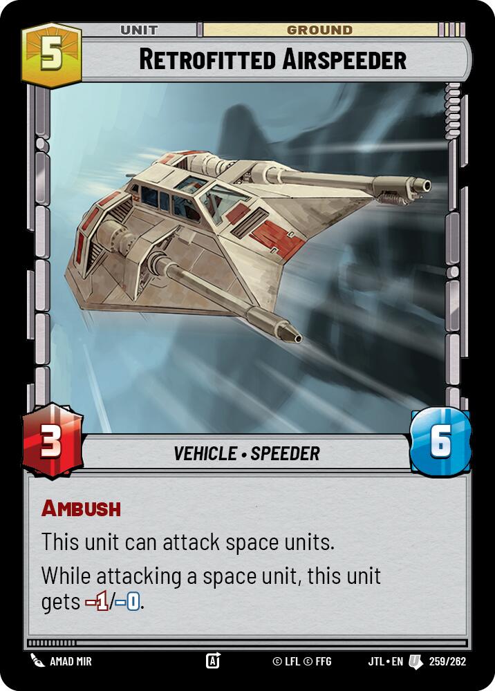 Retrofitted Airspeeder (259/262) (259/262) [Jump to Lightspeed] | Deep Dive Games St. Marys