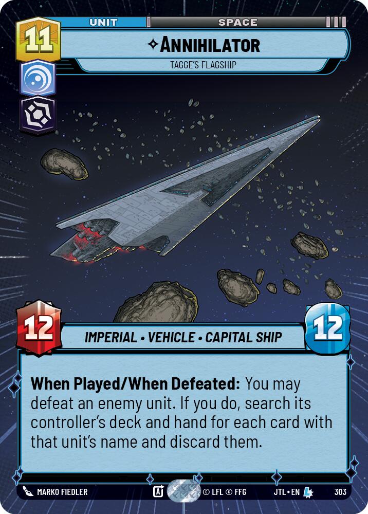 Annihilator - Tagge's Flagship (303) (Hyperspace) (303) [Jump to Lightspeed] | Deep Dive Games St. Marys