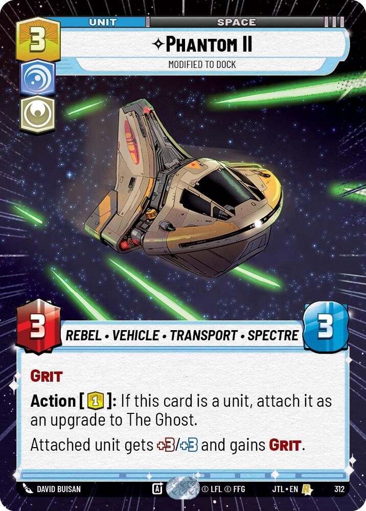 Phantom II - Modified to Dock (312) (Hyperspace) (312) [Jump to Lightspeed] | Deep Dive Games St. Marys