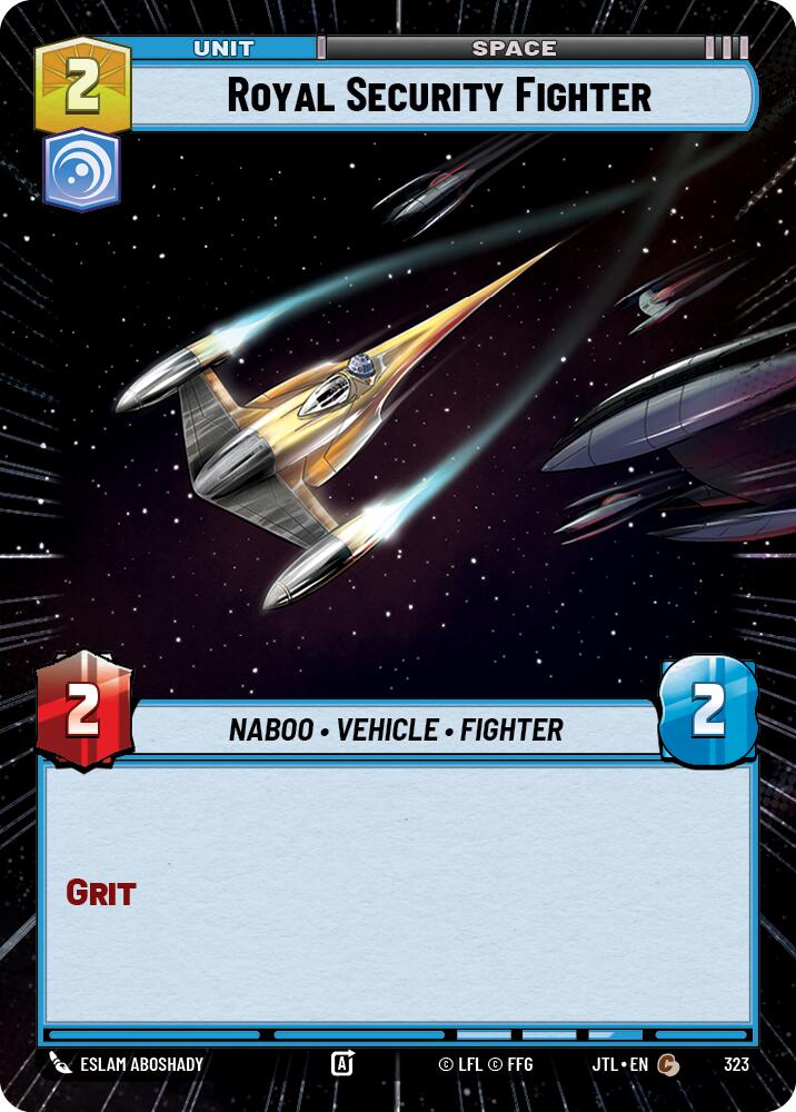 Royal Security Fighter (323) (Hyperspace) (323) [Jump to Lightspeed] | Deep Dive Games St. Marys