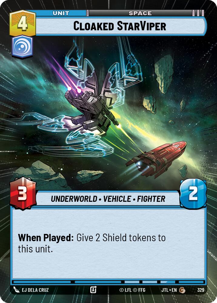 Cloaked StarViper (329) (Hyperspace) (329) [Jump to Lightspeed] | Deep Dive Games St. Marys