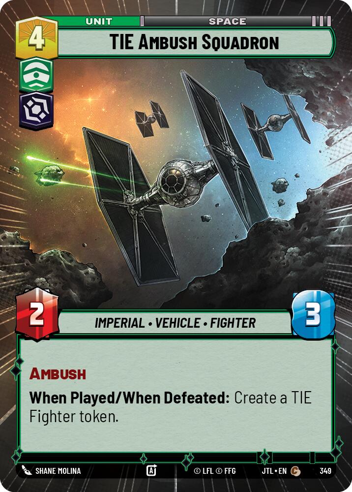 TIE Ambush Squadron (349) (Hyperspace) (349) [Jump to Lightspeed] | Deep Dive Games St. Marys