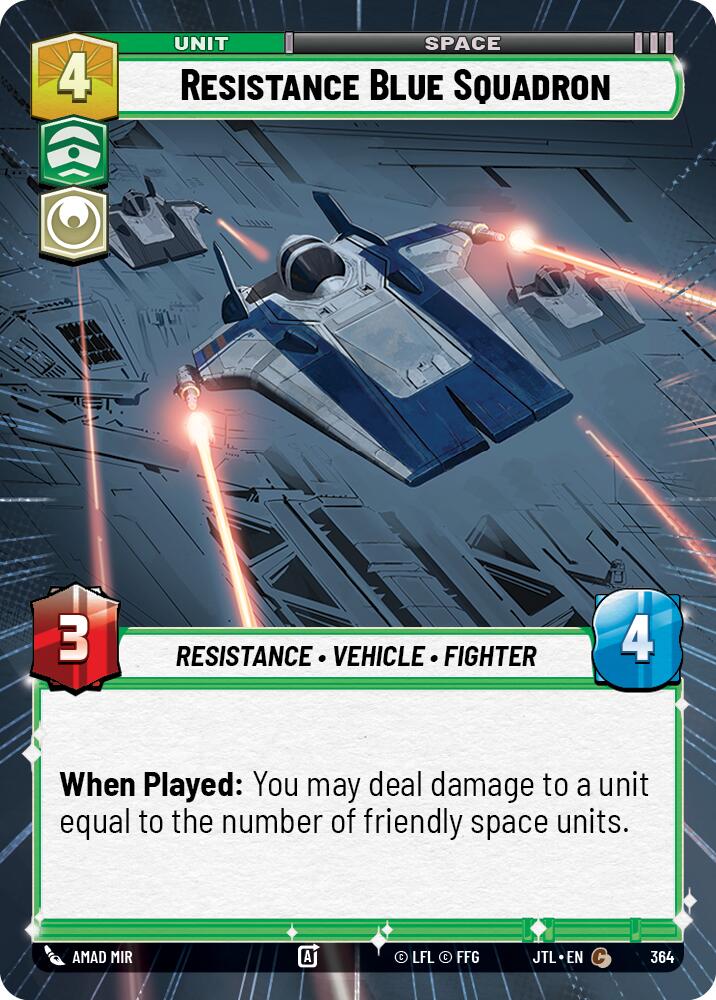 Resistance Blue Squadron (364) (Hyperspace) (364) [Jump to Lightspeed] | Deep Dive Games St. Marys