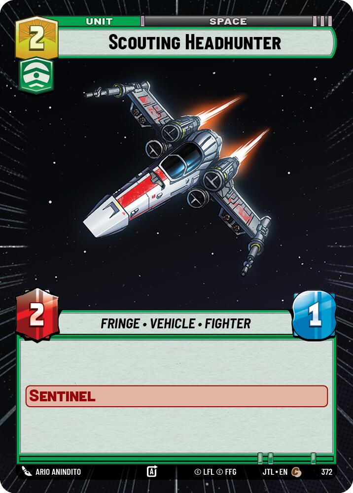 Scouting Headhunter (372) (Hyperspace) (372) [Jump to Lightspeed] | Deep Dive Games St. Marys