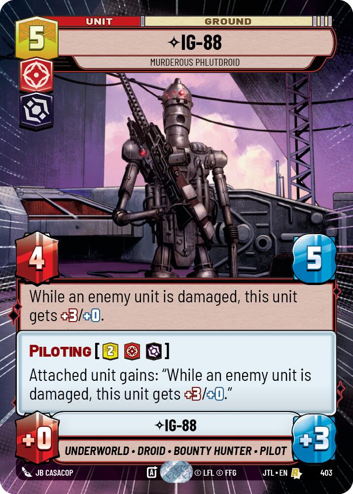 IG-88 - Murderous Phlutdroid (403) (Hyperspace) (403) [Jump to Lightspeed] | Deep Dive Games St. Marys