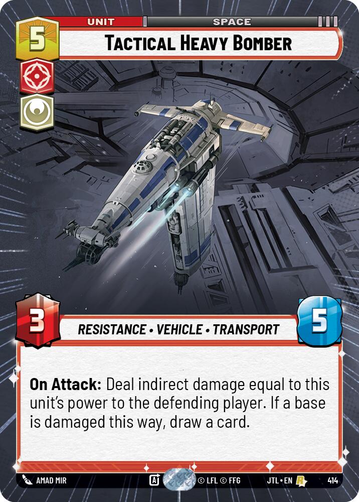 Tactical Heavy Bomber (414) (Hyperspace) (414) [Jump to Lightspeed] | Deep Dive Games St. Marys