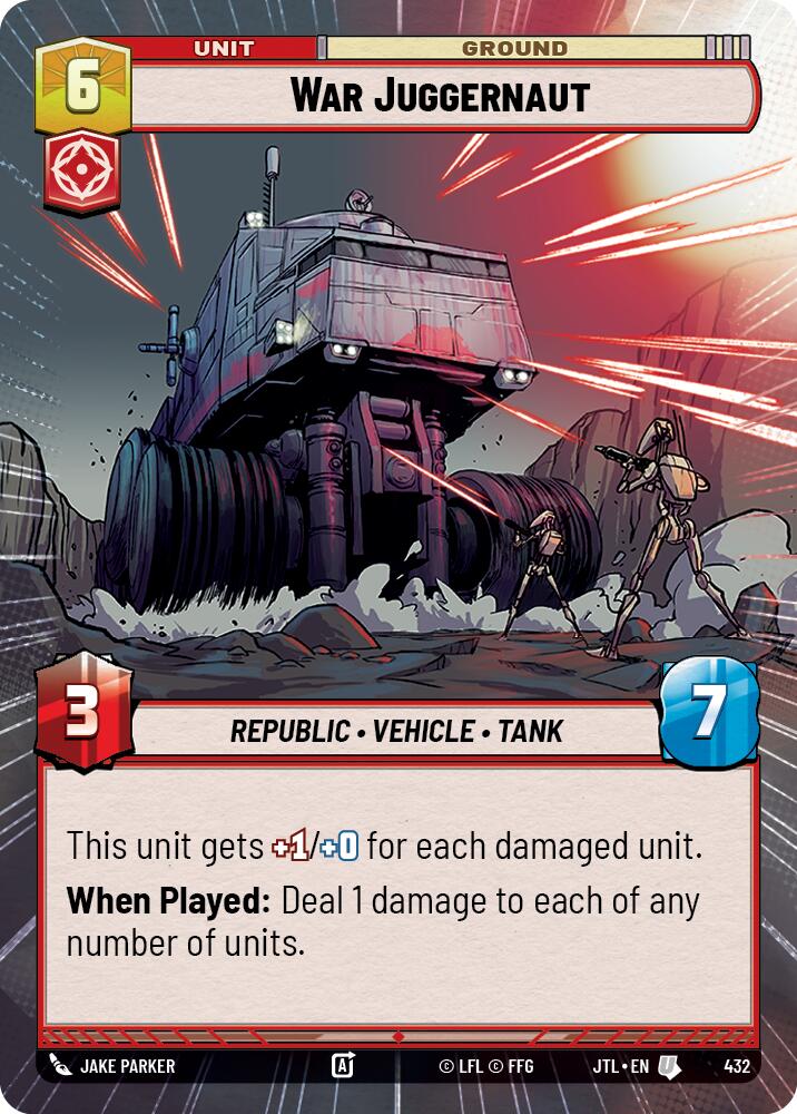 War Juggernaut (432) (Hyperspace) (432) [Jump to Lightspeed] | Deep Dive Games St. Marys