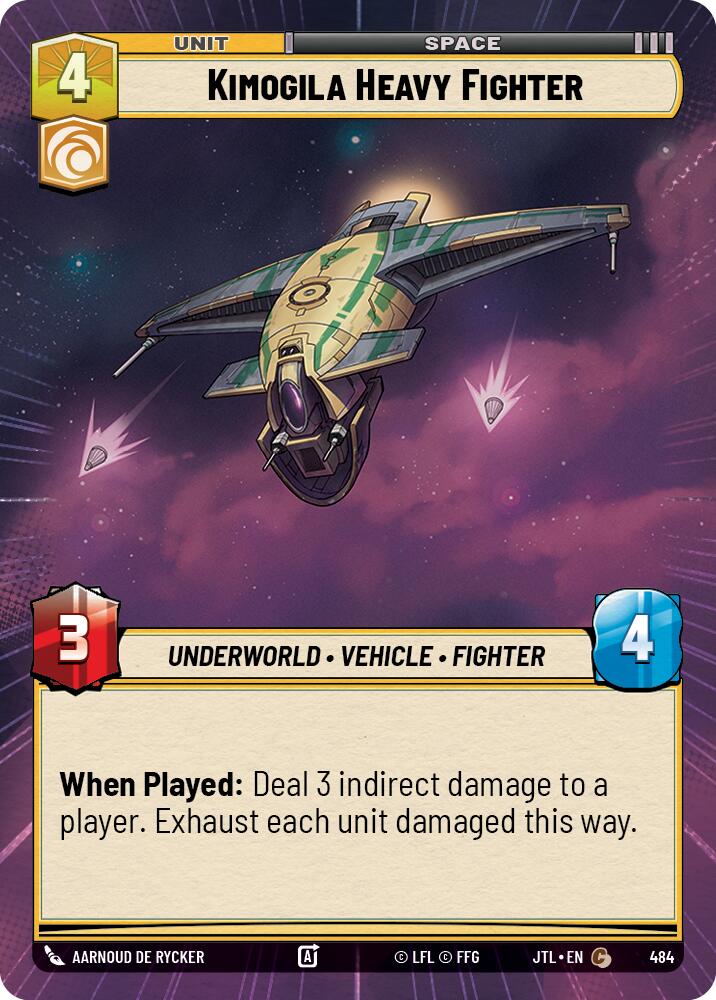 Kimogila Heavy Fighter (484) (Hyperspace) (484) [Jump to Lightspeed] | Deep Dive Games St. Marys