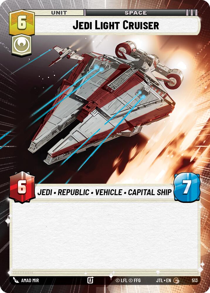 Jedi Light Cruiser (513) (Hyperspace) (513) [Jump to Lightspeed] | Deep Dive Games St. Marys