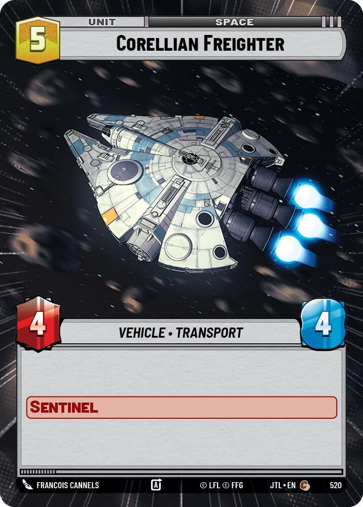 Corellian Freighter (520) (Hyperspace) (520) [Jump to Lightspeed] | Deep Dive Games St. Marys