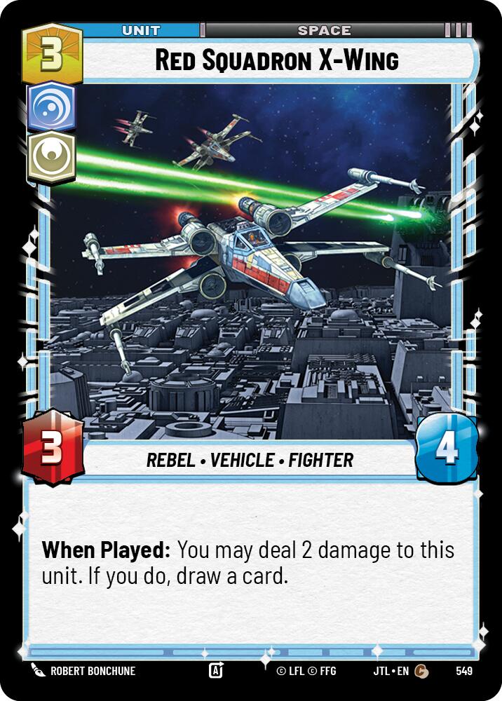 Red Squadron X-Wing (549) (549) [Jump to Lightspeed] | Deep Dive Games St. Marys