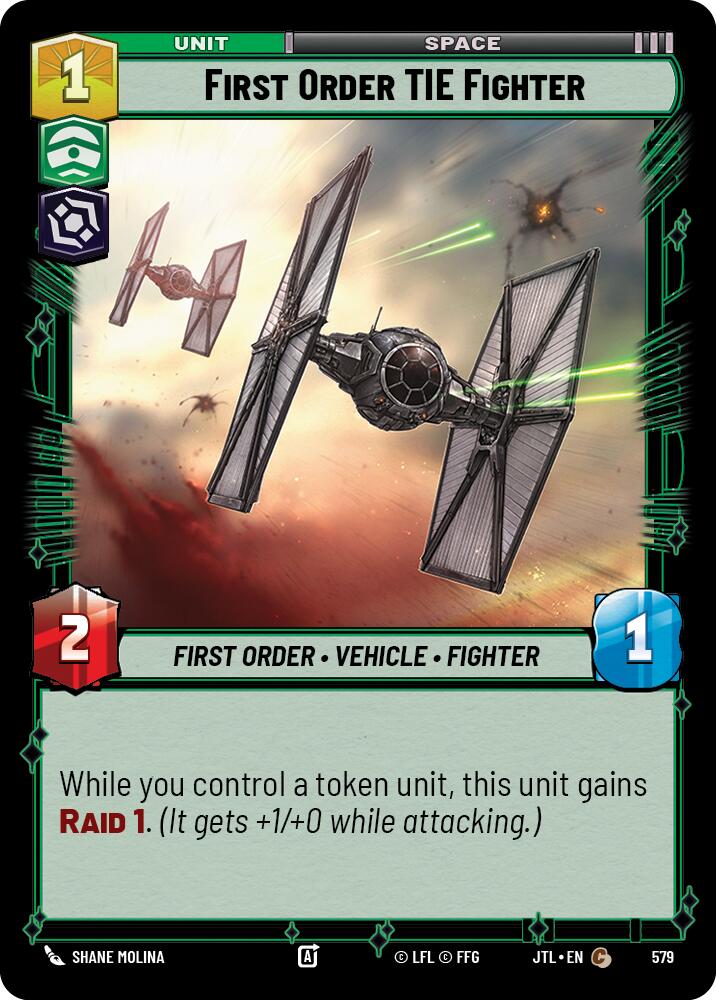 First Order TIE Fighter (579) (579) [Jump to Lightspeed] | Deep Dive Games St. Marys