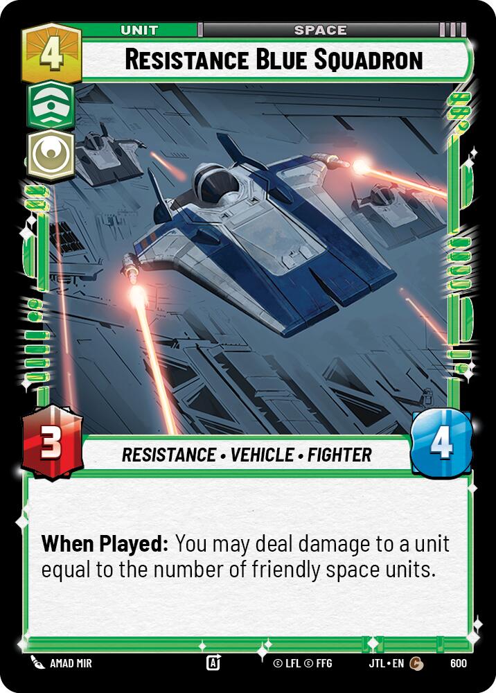Resistance Blue Squadron (600) (600) [Jump to Lightspeed] | Deep Dive Games St. Marys